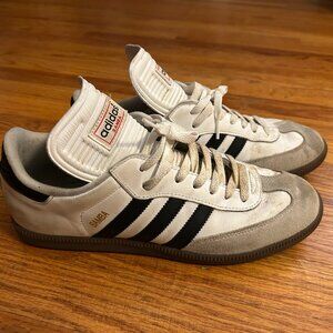 adidas Samba Classic White Indoor Shoes size 10.5 mens beaters